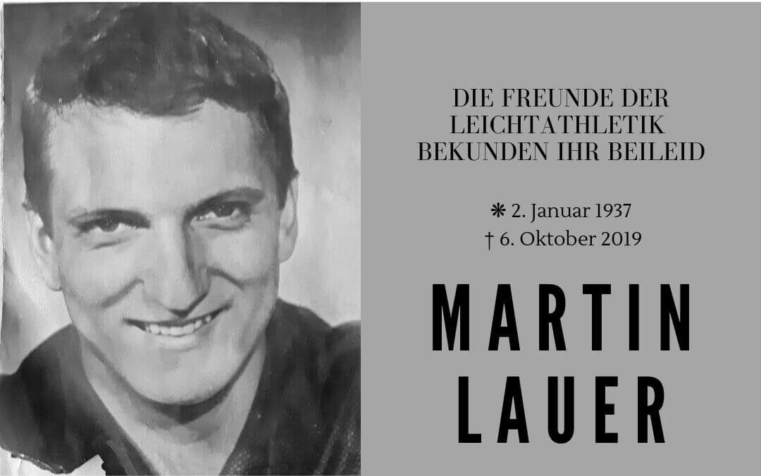 FREUNDE trauern um Martin Lauer