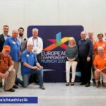 Vertreter von European Athletics, des DLV und der European Supporters Platform trafen sich im Rahmen der EC 2022 in München - Bild: Torben Flatemersch
