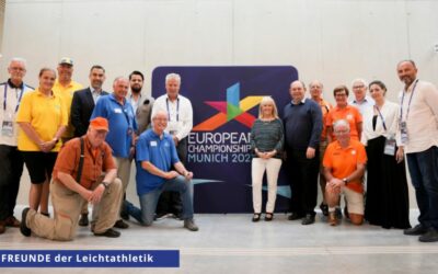 Vertreter von European Athletics, des DLV und der European Supporters Platform trafen sich im Rahmen der EC 2022 in München - Bild: Torben Flatemersch