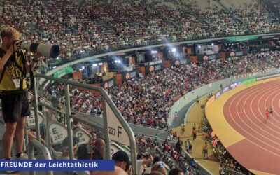 Torben Flatemersch als Fotograf bei der WM 2023 in Budapest