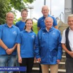 Die Vorstandsmitglieder nach der Wiederwahl 2025: Joachim Höller, Corinne Kohlmann, Fabienne Engels, Paul Paszyna, Roland Frey, Peter Middel (v.l.n.r.). Es fehlen Christiane Offel und Thomas Kuntke - Bild: Anita Frey.